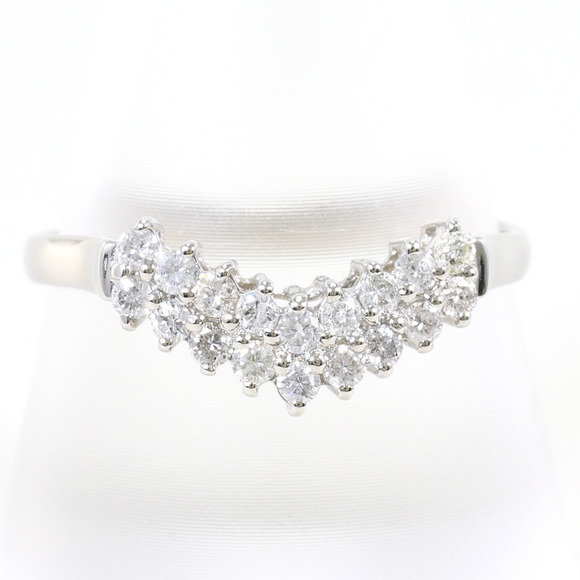 Vintage Jewelry - VINTAGE Silver Diamond Ring